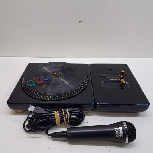 Sony PS3 controller - DJ Hero Renegade Wireless Turntable and microphone image number 2