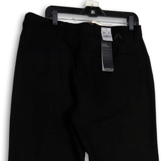 NWT Mens Black Flat Front Pockets Straight Leg Chino Pants Size 38x34 image number 4