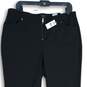 NWT Express Womens Black High Rise Wide Leg Ankle Pants Size Large image number 3