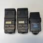 Lot of 3 Assorted Vivitar Camera Flashes image number 1