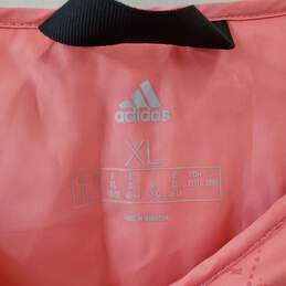 Adidas Pink XL Snap Button Jacket alternative image
