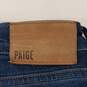 Paige Women Blue Jeans Sz 34 image number 6