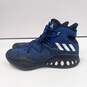 Adidas Men's Crazy Explosive Blue Boost High Basketball Shoes Size 12.5 image number 3