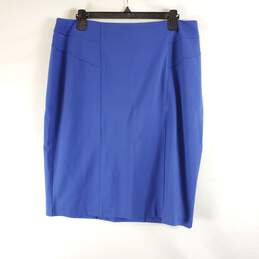 Chico's Women Blue Skirt Sz 2 NWT