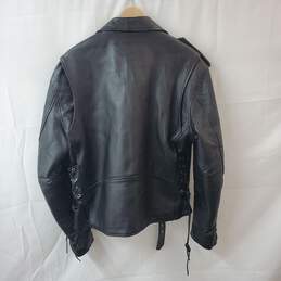 Bonus Genuine Leather Black Jacket Size 44 alternative image