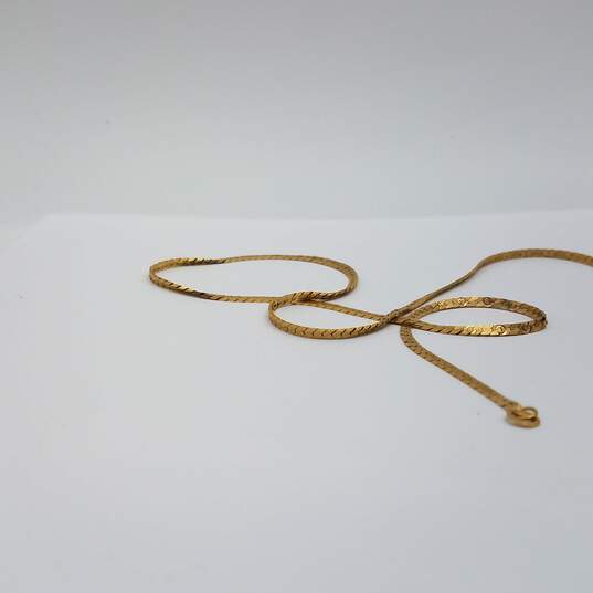 14k Gold Unique 17 1/2 Inch 2mm Chain Repair 5.3g image number 5