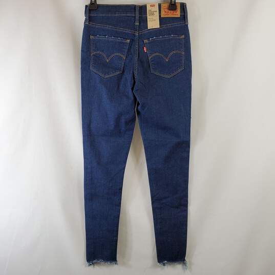 Levi's Women Dark Blue Jeans Sz 27 NWT image number 2