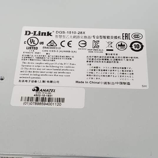Untested D-Link DGS-1510-28X Network Switch Gigabit Pro #6 w/o Cables for P/R image number 2