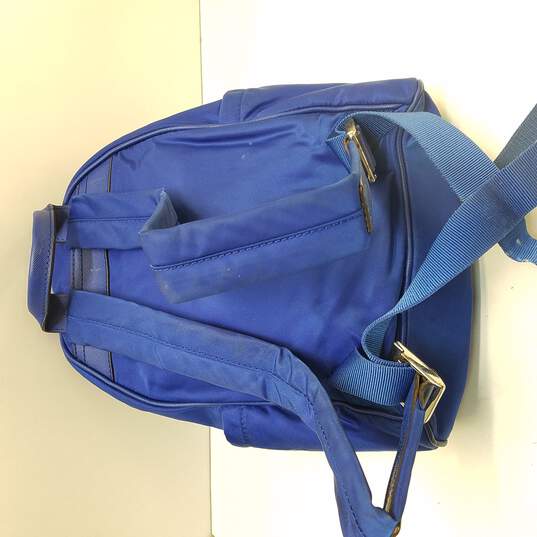 Buy the Michael Kors Jet Set Small Nylon Backpack Electric Blue |  GoodwillFinds