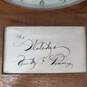 Vintage The Welches Quick & Penny Lanshire Movement Electric Desk Clock - Untested image number 8