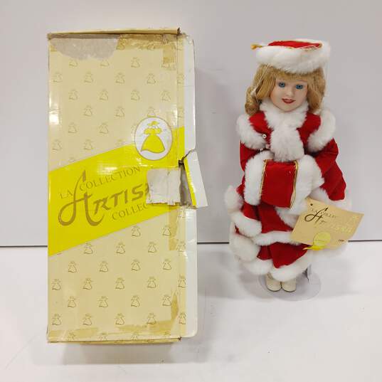 La Collection Artisan Collection Doll 'Vanessa' w/ stand in original box image number 1
