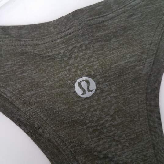 lululemon Street Style Athletic Activewear Top-Green Size 8 image number 3