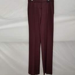 Theory Burgundy Dress Pants Size 2