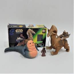 VNTG 1997 Star Wars Power Of The Force Sand Ronto & Jawa IOB & Jabba The Hut Loose