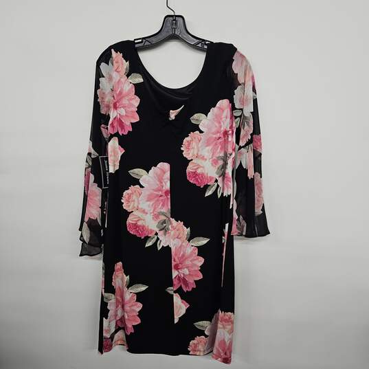 Buy the Black Floral Print Dress | GoodwillFinds