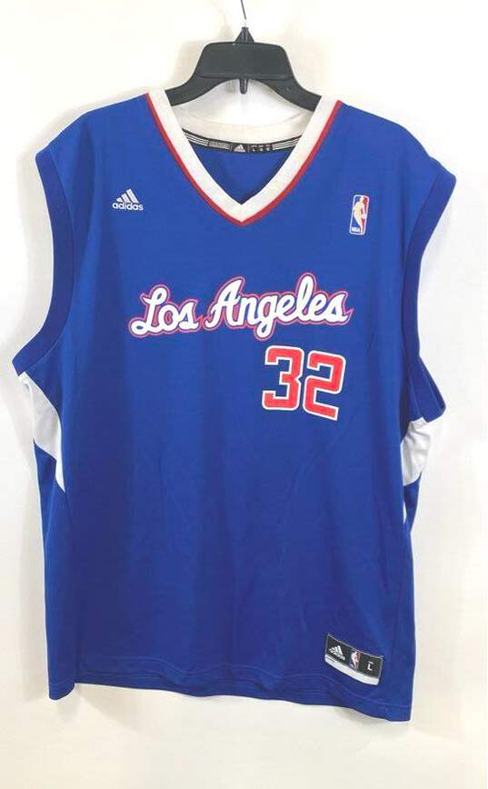 Adidas Los Angeles Griffin #32 Blue Jersey - Size Large image number 1