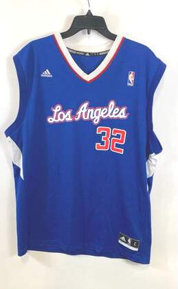Adidas Los Angeles Griffin #32 Blue Jersey - Size Large