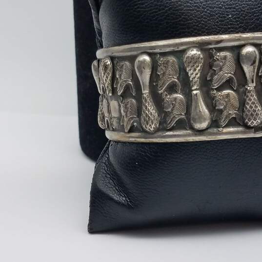 Sterling Silver Pharaoh 6.5" Cuff Bracelet 44.7g image number 4