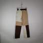 NWT Womens Colourblock Slash Pockets Straight Leg Carpenter Pants Size 25 image number 2