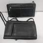 Pair of Fossil Black Leather Wallet & Purse image number 2