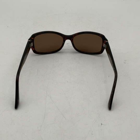 Womens GU7410 Black Brown Lens Full Rim Fashionable Rectangle Sunglasses image number 3