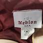 Neblon Wine Red Embellished Cocktail Mini Dress Women's Size Small image number 3