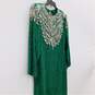 Vintage 1980s Gino Cerruti Knee Length Beaded Dress New With Tags image number 2