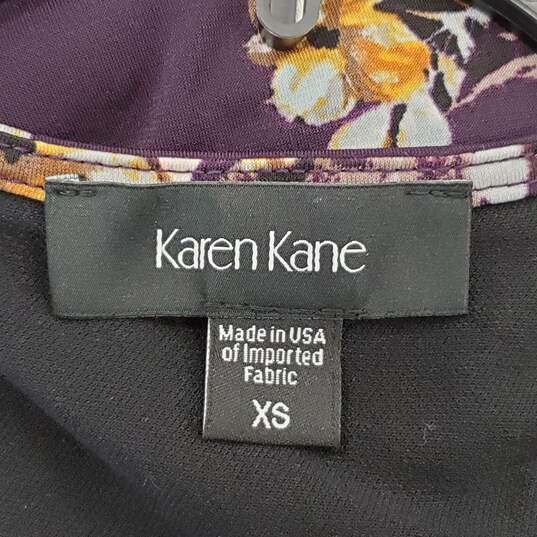 Karen Kane Women Multi Floral Dress Sz XS image number 1