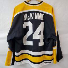 Alpha Sportswear Brewns Yellow Black Jersey McKinnie #24 Men's XXXL alternative image