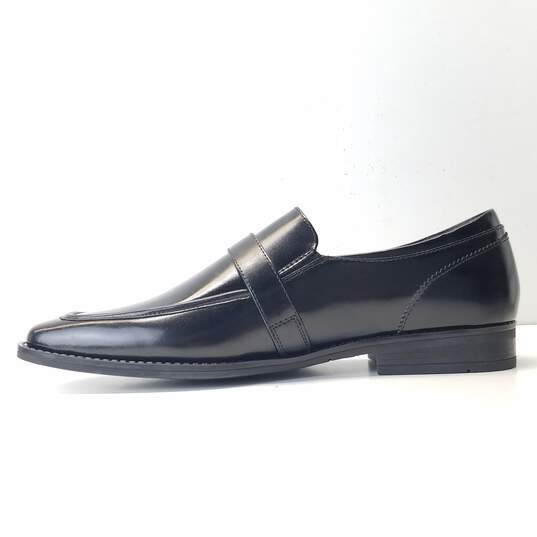 Stacy Adams 20195-001 Kester Moc Toe Bit Loafer Black Leather Shoes Men's Size 10.5 M image number 2