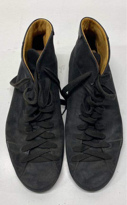 Rag & Bone Black Leather Hi Sneakers Men's Size 13 M image number 5