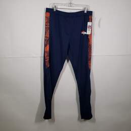 NWT Mens Team Apparel Denver Broncos Football-NFL Pull-On Track Pants Size XXL