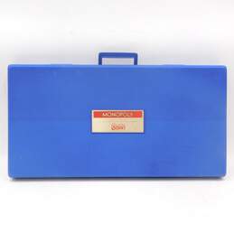 Vintage 1961 MONOPOLY Game with Blue Hard Plastic Travel Case complete alternative image