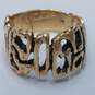 Modern 14K Gold Vintage Abstract Open Work Sz 9.5 Ring 10.6g FOR PARTS image number 1