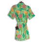 NWT Womens Multicolor Floral Collared Button Front Shirt Dress Size XS image number 2