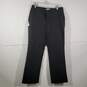 Womens Regular Fit Slash Pockets Straight Leg Flat Front Dress Pants Size 14 image number 1