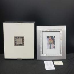Party Lite Mother of Pearl Photo Frame IOB