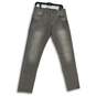 Levi Strauss & Co. Womens 501 Gray Denim Medium Wash Skinny Leg Jeans Size 31X32 image number 1