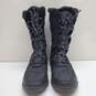 Sorel Women's Whitney II Tall Lace Boot Black Fur Lined Winter Size 7.5 image number 1