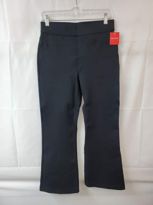 Spanx Cropped Flare Black Pants Size M image number 1
