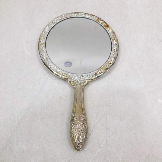 Vintage Silver Plate Vanity Sets Brush Comb Mirrors image number 8