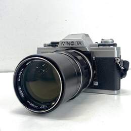Minolta XG-M 35mm SLR Camera with Minolta MC Tele Rokkor PF 1:2.8 f=135mm Lens