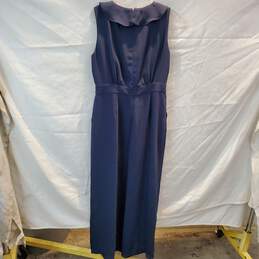 Boden Navy Blue Sleeveless Jumpsuit Women's Size 6P alternative image