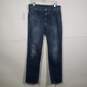 Mens Regular Fit Medium Wash Denim 5 Pocket Design Straight Leg Jeans Size 32X34 image number 1