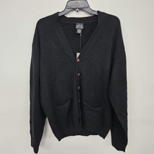 Black Wool Sweater image number 1