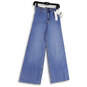 NWT Womens Blue Denim The Marine Medium Wash Straight Leg Jeans Size 4 image number 1