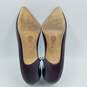 Gucci Leather Pump Women's Sz.35 Maroon image number 5