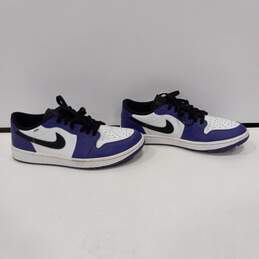 Men's Nike Air Jordan 1 Low Court Purple Athletic Shoes Sz 11 alternative image