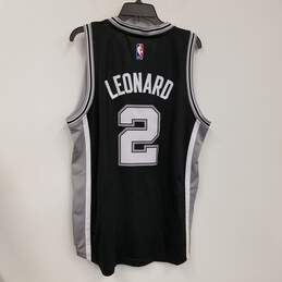 Adidas Mens Black San Antonio Spurs Kawhi Leonard #2 Basketball Jersey Sz L alternative image