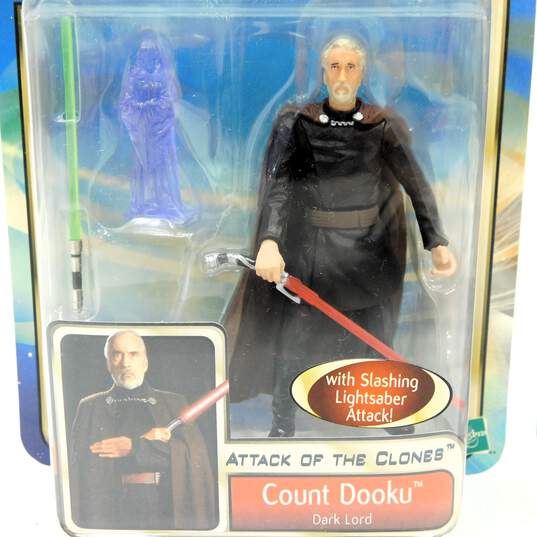 Lot of 2 Attack of the Clones Sealed Action Figures Count Dooku & Jango Fett image number 3